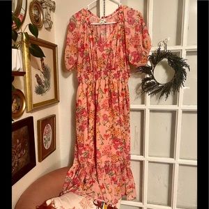 Umgee Pink Floral Dress